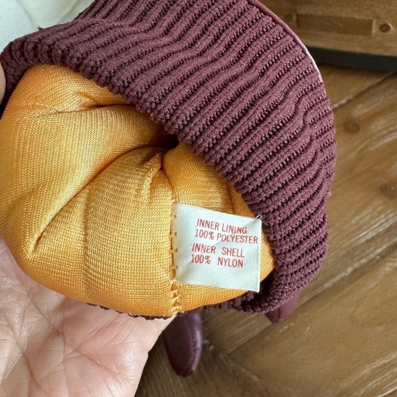 Grandoe Ladies leather Insulated gloves sz Small - Picture 4 of 6